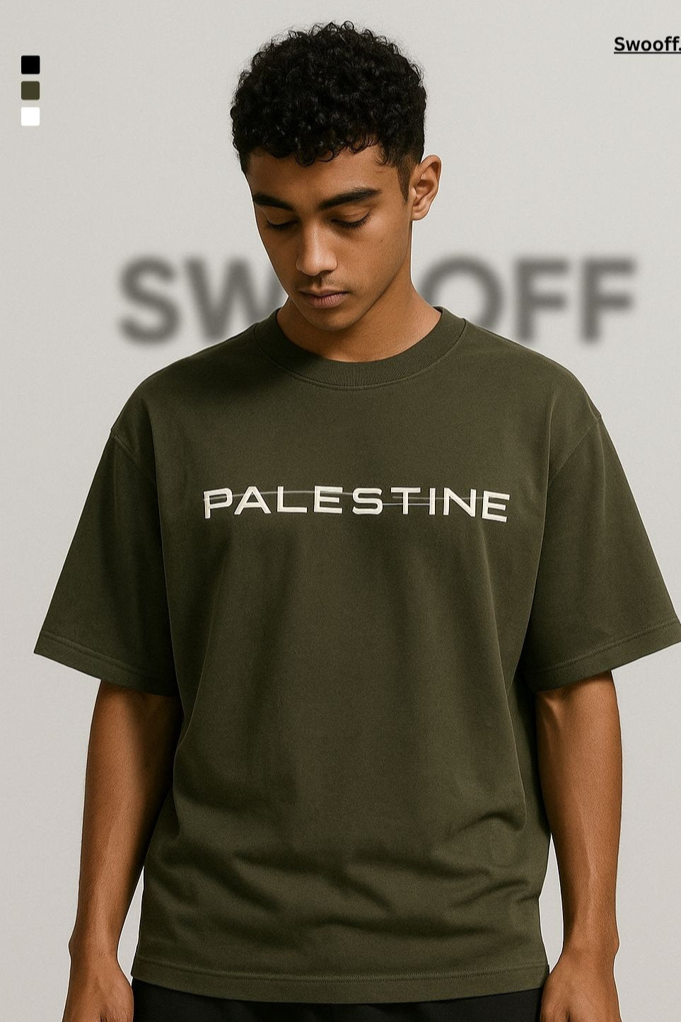 “PALESTINE” Oversized Tee
