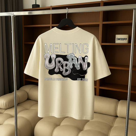 Oversized Graphic T-Shirt – Melting Urban Edition.