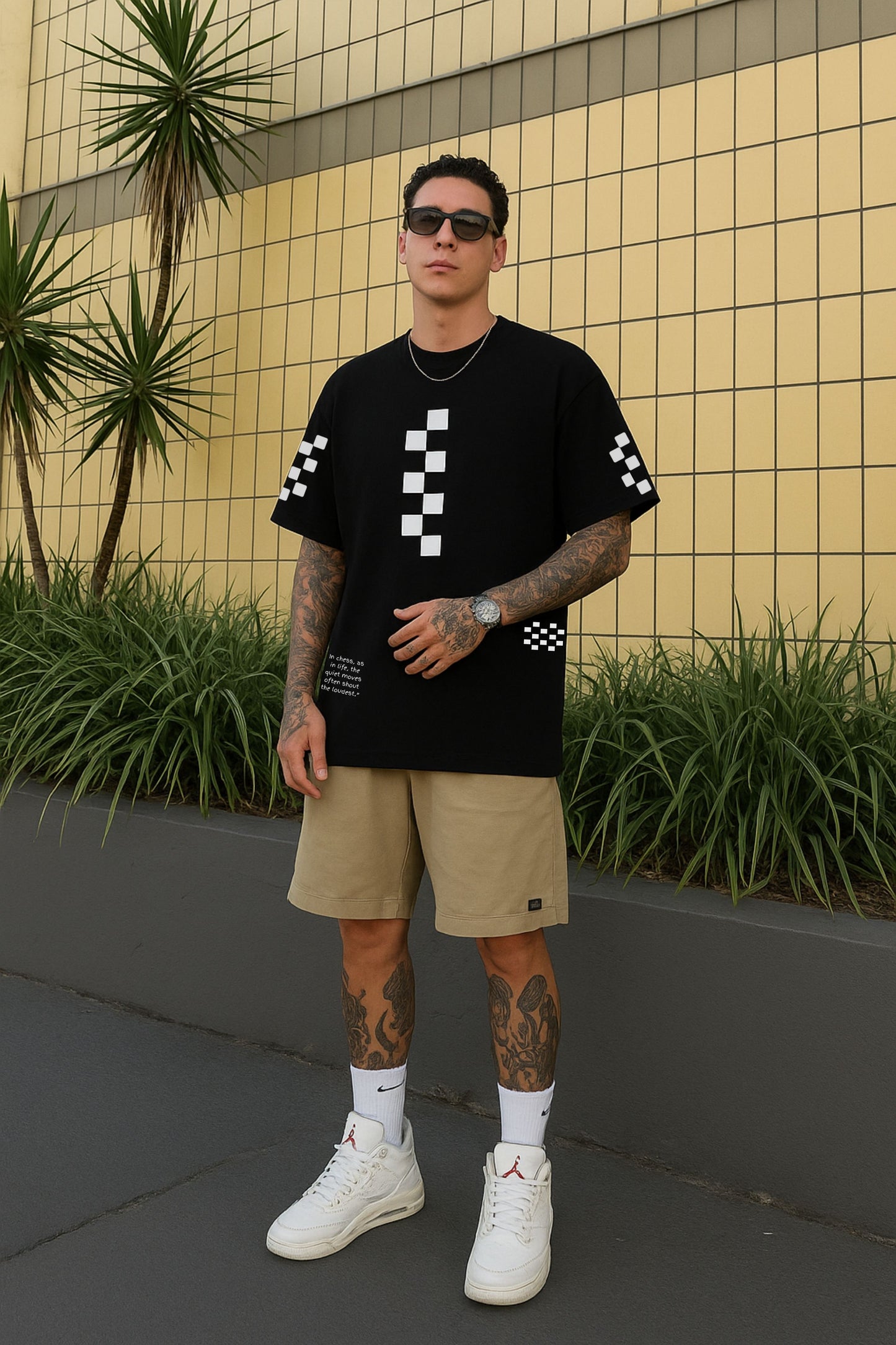 Minimalist Chess-Inspired Graphic Tee