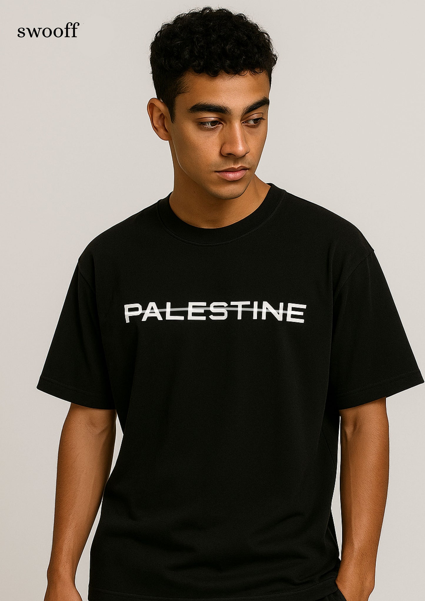 “PALESTINE” Oversized Tee