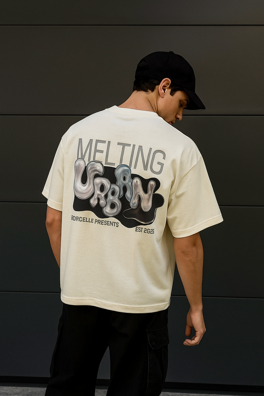 Oversized Graphic T-Shirt – Melting Urban Edition.