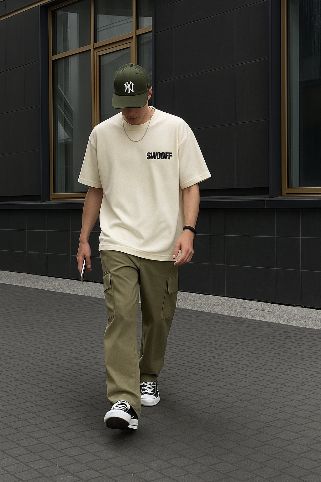 Oversized Graphic T-Shirt – Melting Urban Edition.
