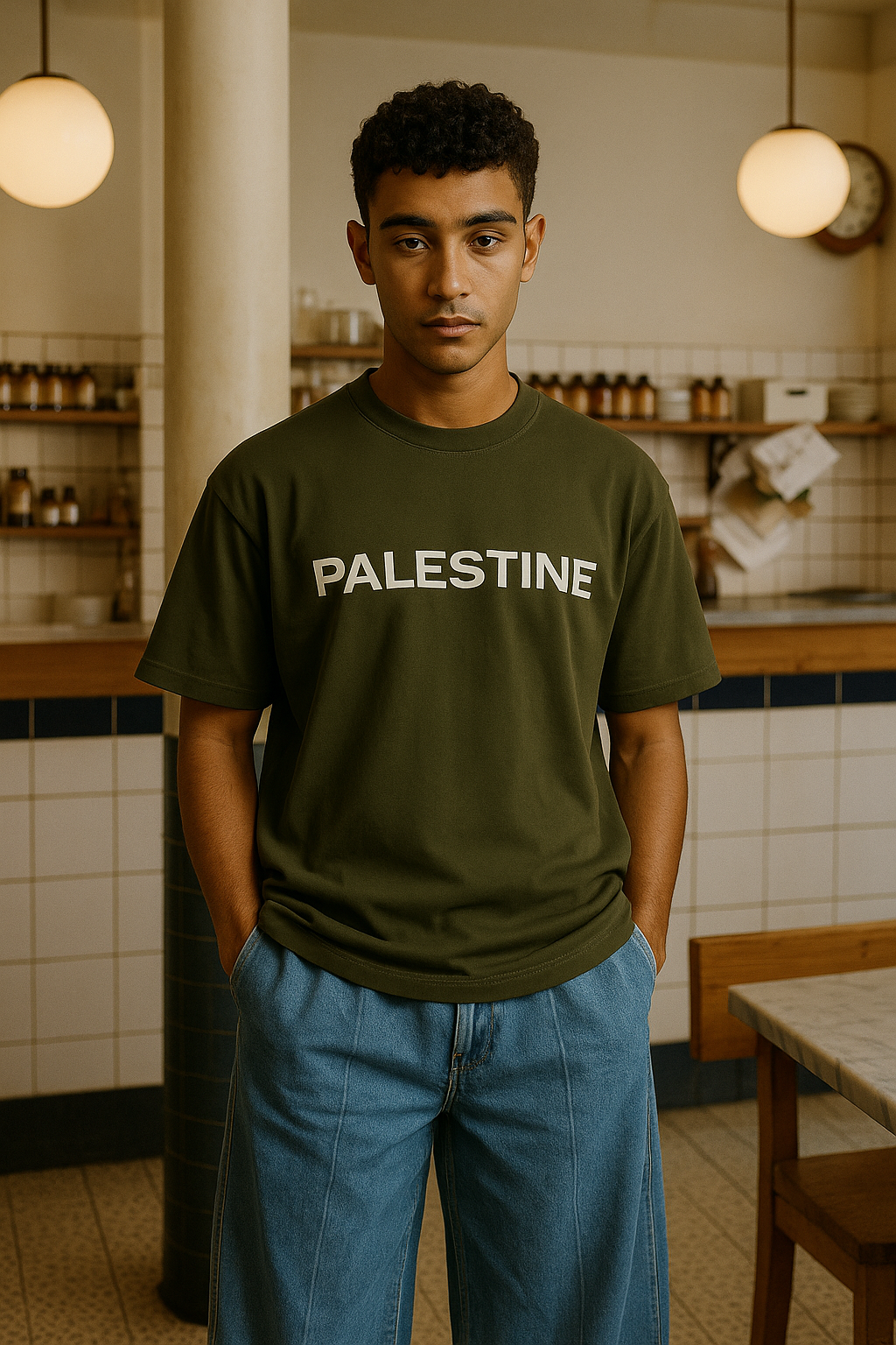 “PALESTINE” Oversized Tee