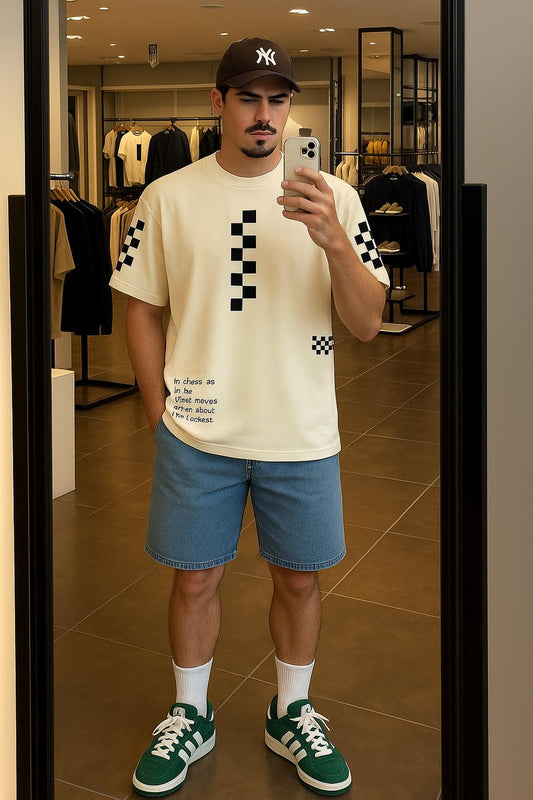 Minimalist Chess-Inspired Graphic Tee